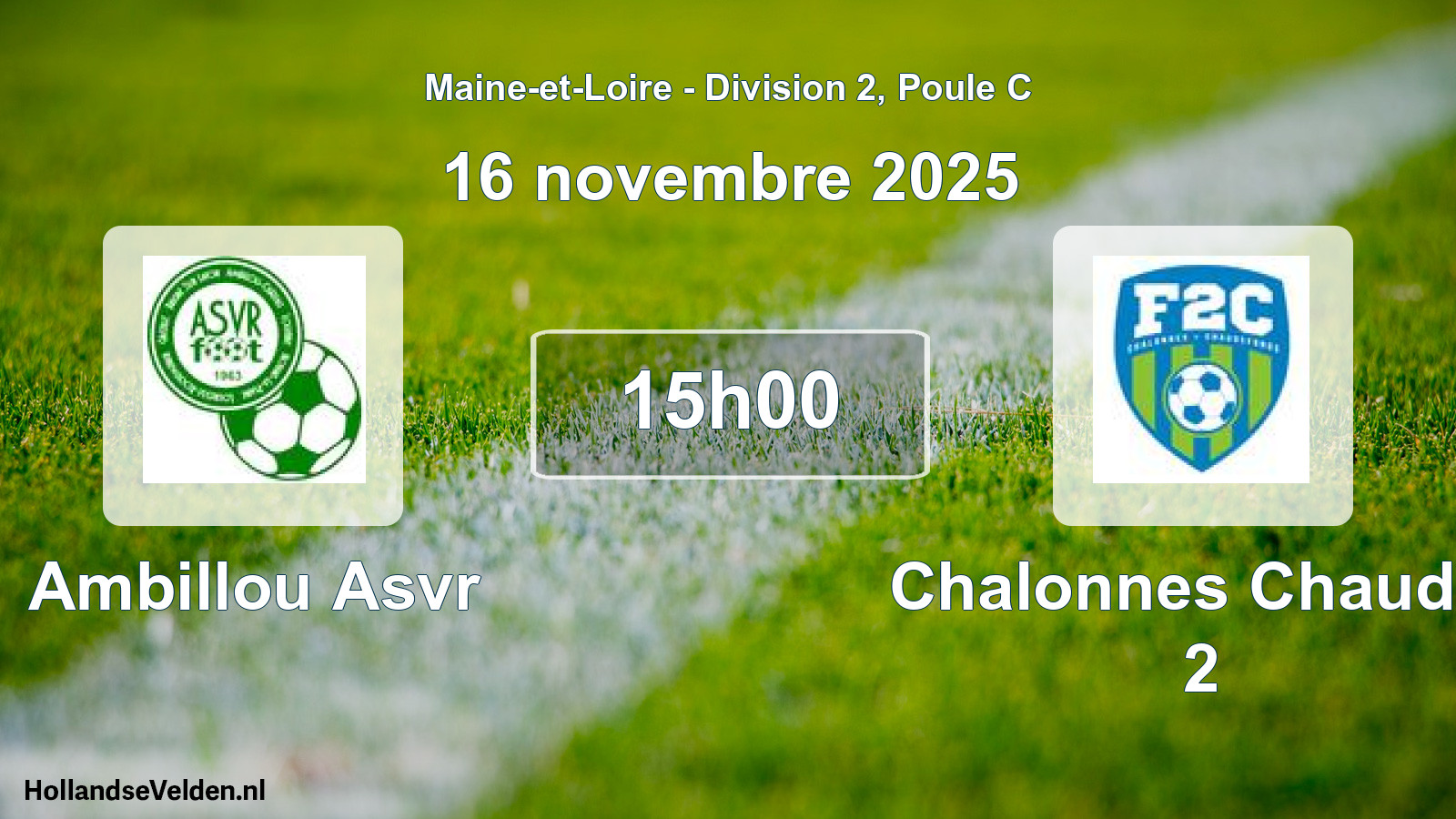 Scheduled Match: Ambillou Asvr - Chalonnes Chaudef 2 (16 November 2025)