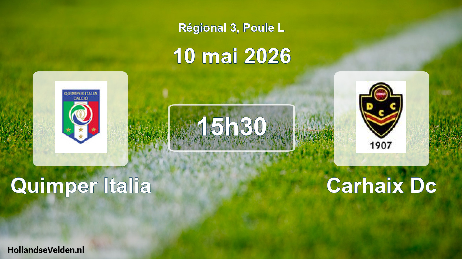 Scheduled Match: Quimper Italia - Carhaix Dc (10 May 2026)