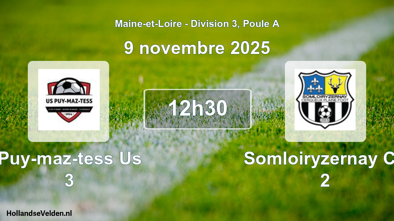 Scheduled Match: Puy-maz-tess Us 3 - Somloiryzernay Cp 2 (9 November 2025)