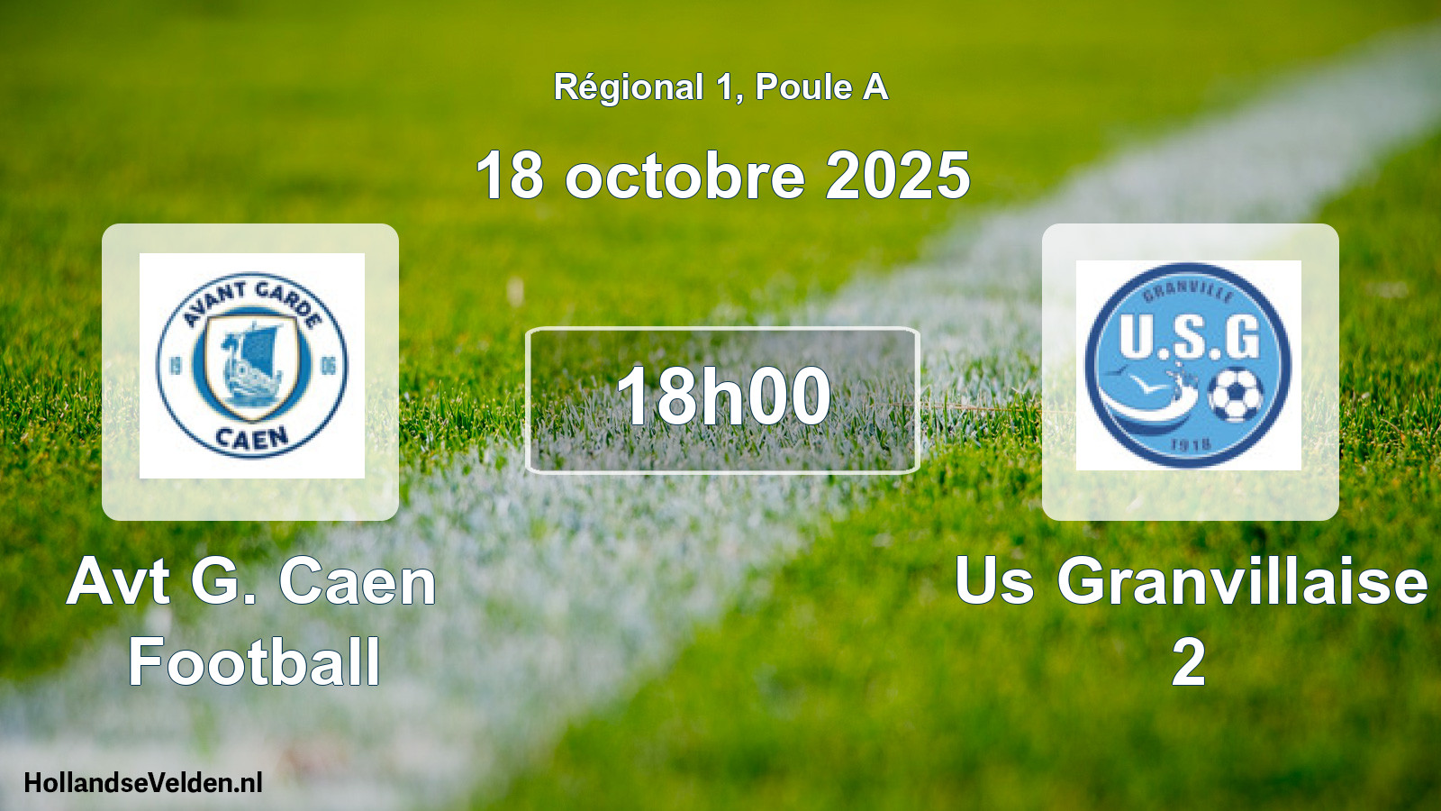 Scheduled Match: Avt G. Caen Football - Us Granvillaise 2 (18 October 2025)