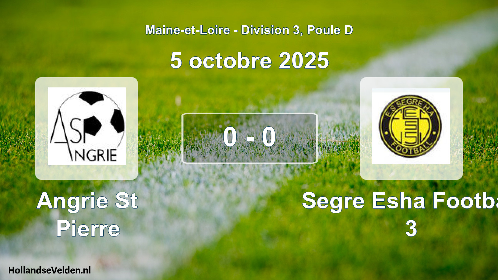 Gespeelde wedstrijd: Angrie St Pierre - Segre Esha Football 3 0 - 0 (5 oktober 2025)