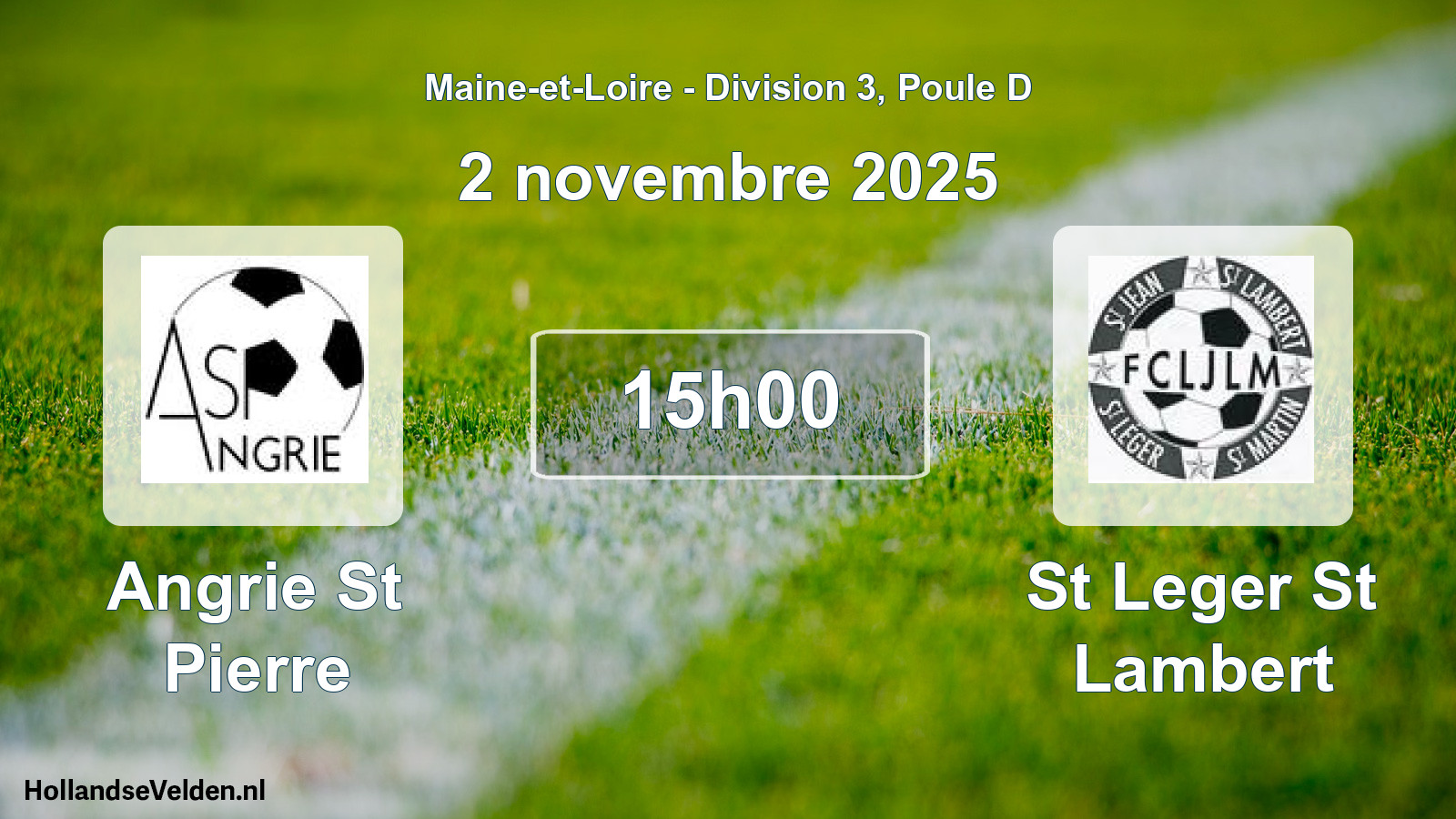 Geplande wedstrijd: Angrie St Pierre - St Leger St Lambert (2 november 2025)