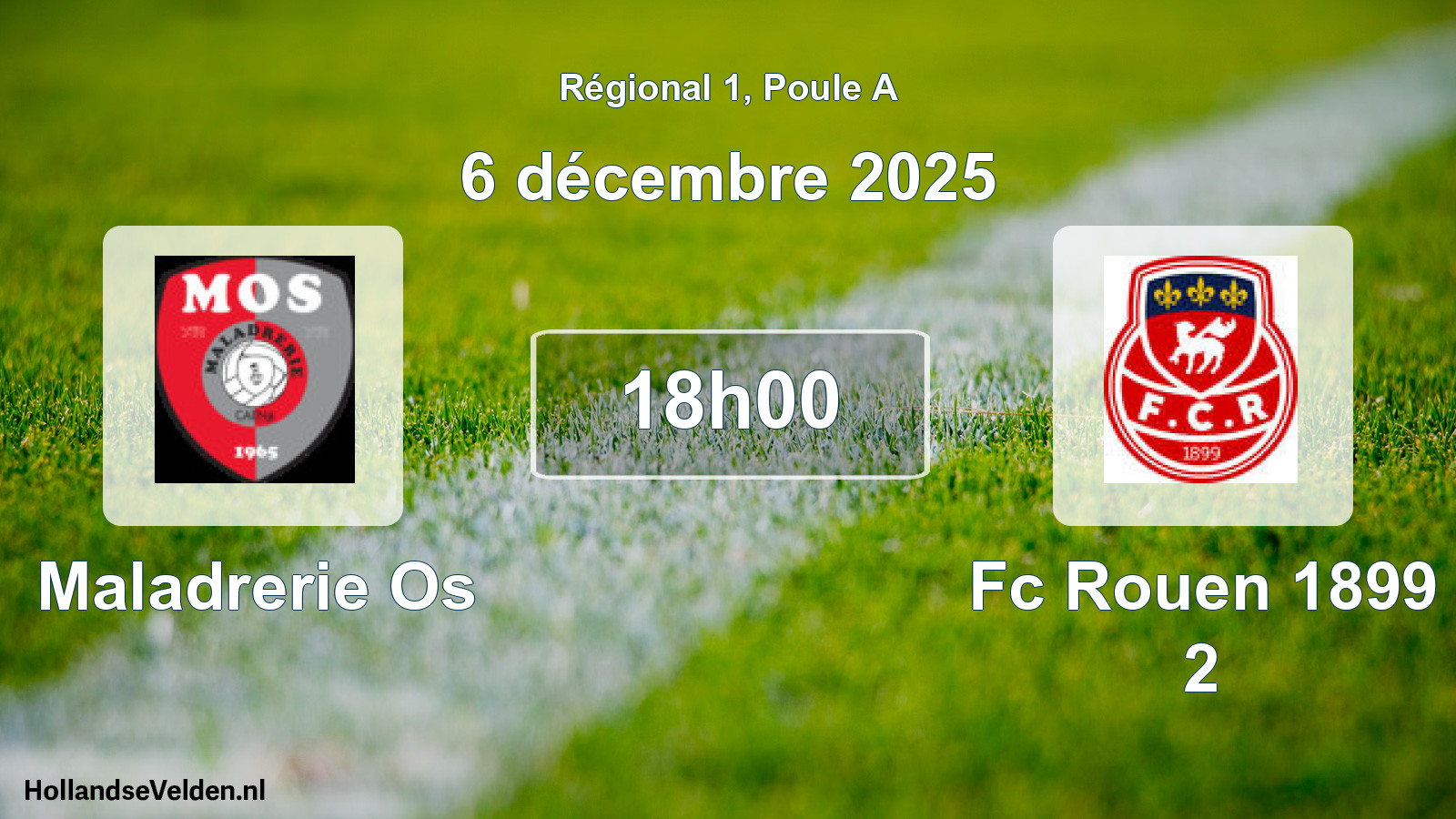 Geplande wedstrijd: Maladrerie Os - Fc Rouen 1899 2 (6 december 2025)
