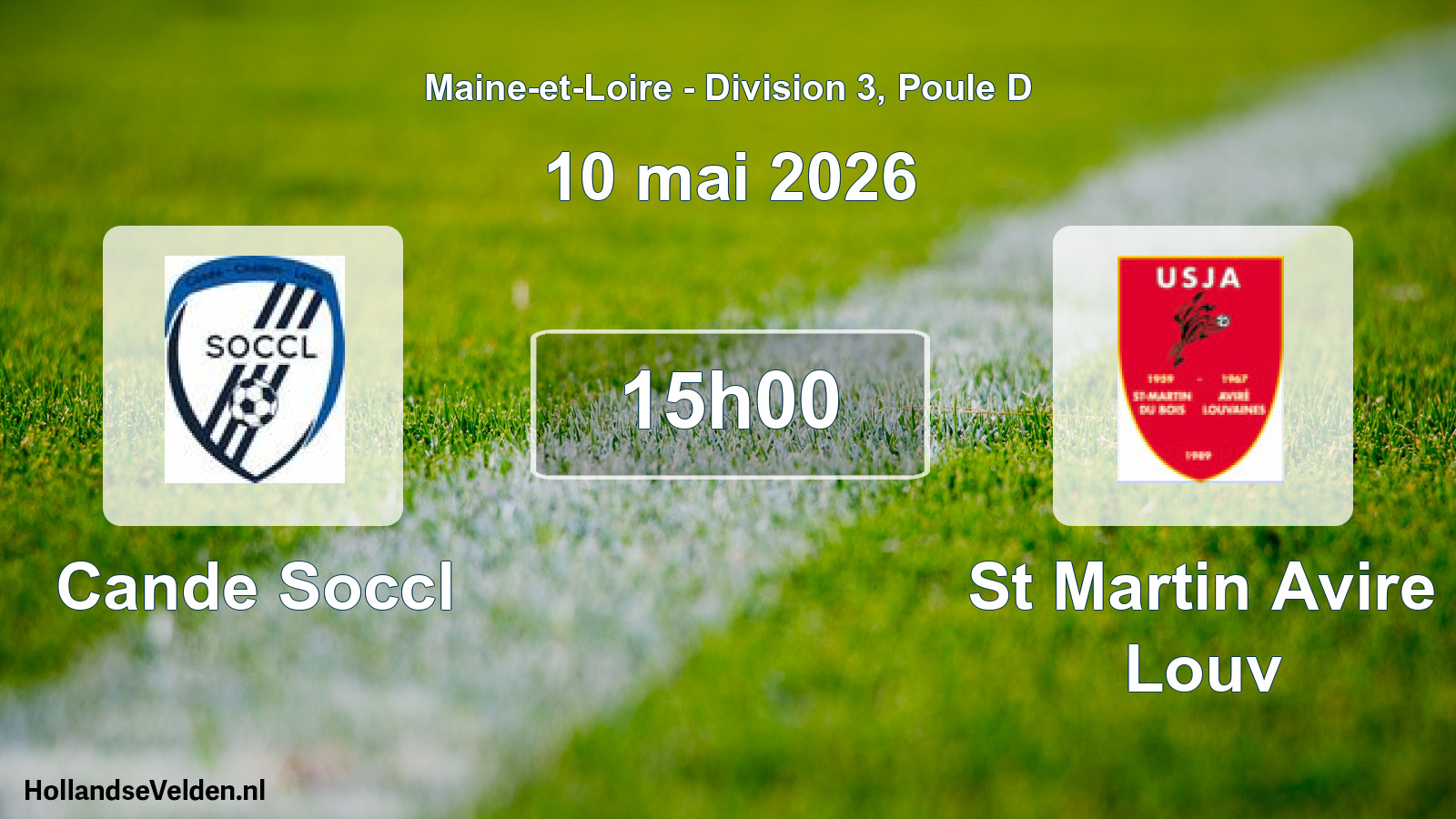 Geplande wedstrijd: Cande Soccl - St Martin Avire Louv (10 mai 2026)