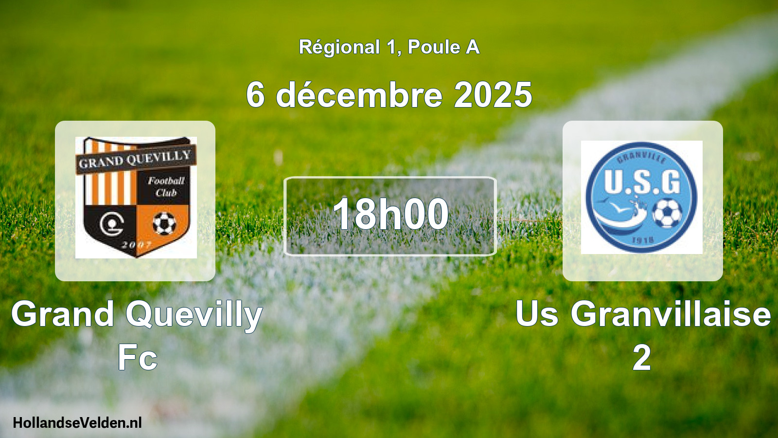 Geplande wedstrijd: Grand Quevilly Fc - Us Granvillaise 2 (6 december 2025)