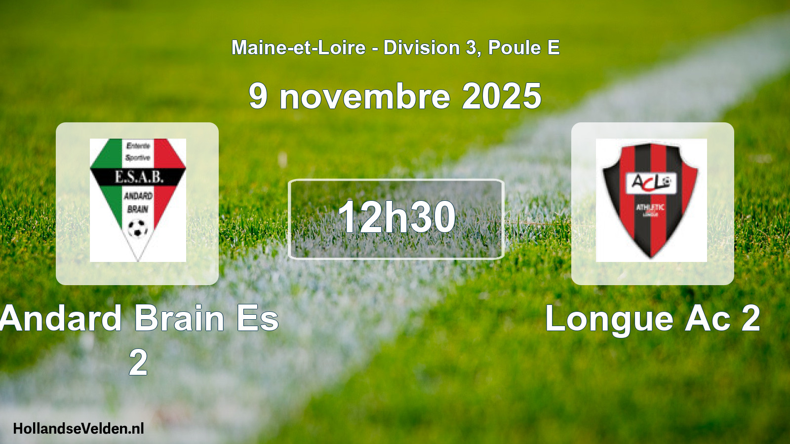 Scheduled Match: Andard Brain Es 2 - Longue Ac 2 (9 November 2025)