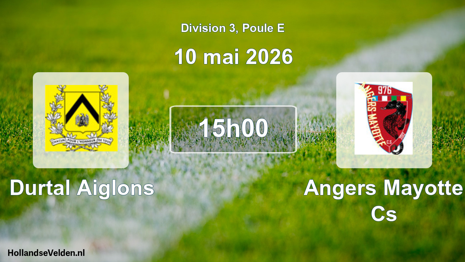 Scheduled Match: Durtal Aiglons - Angers Mayotte Cs (10 May 2026)