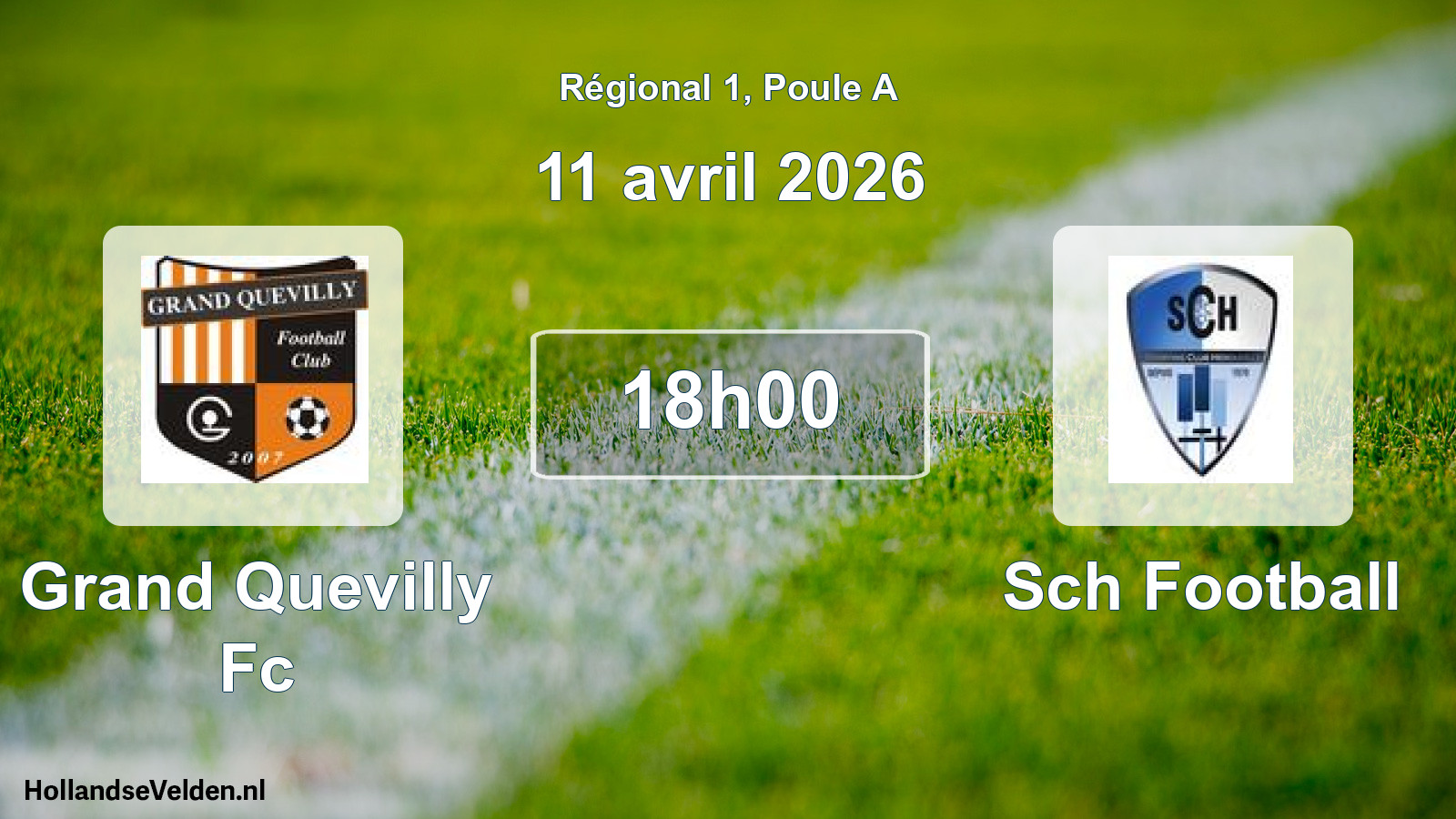 Geplande wedstrijd: Grand Quevilly Fc - Sch Football (11 april 2026)