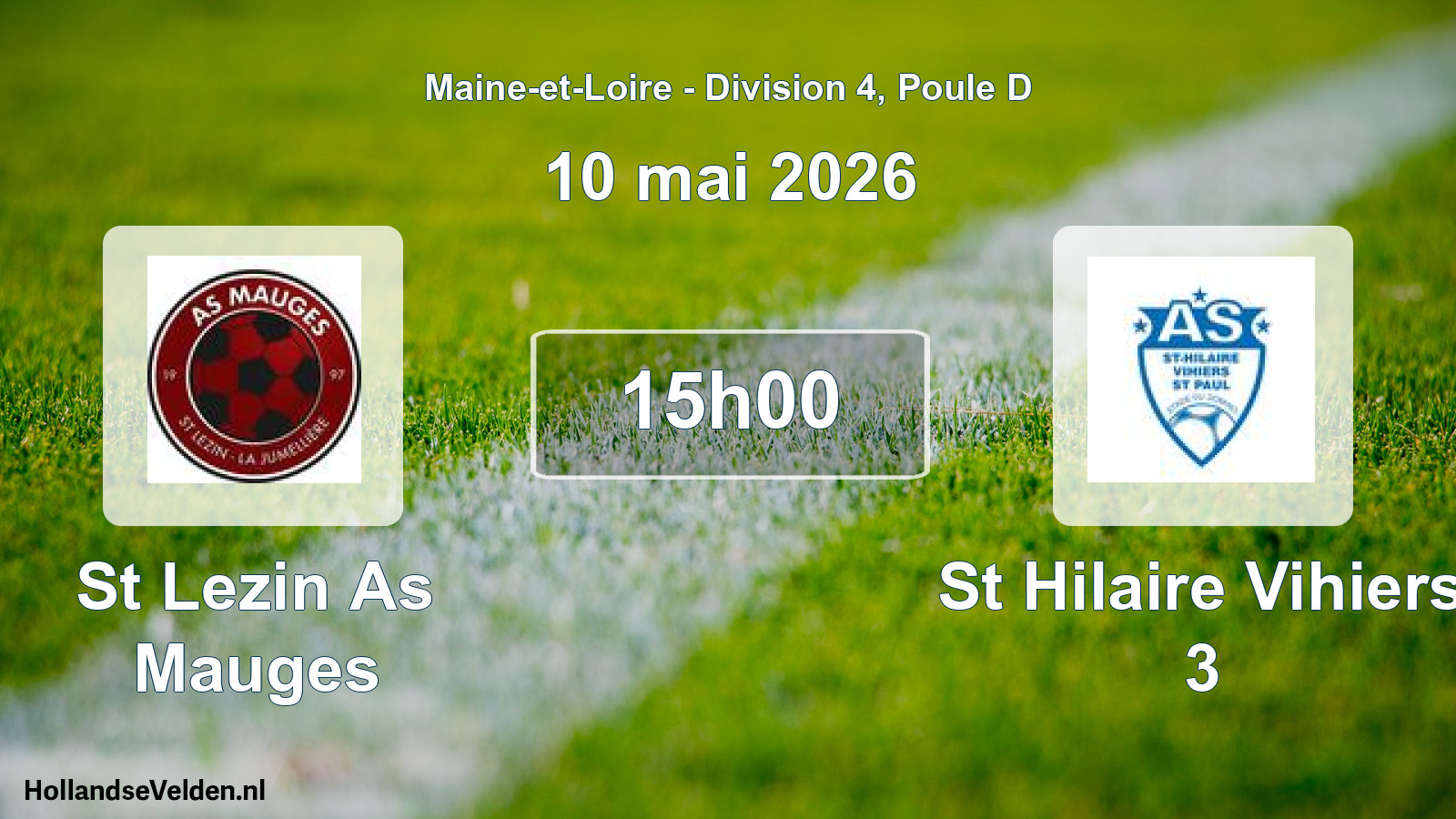 Scheduled Match: St Lezin As Mauges - St Hilaire Vihiers 3 (10 May 2026)