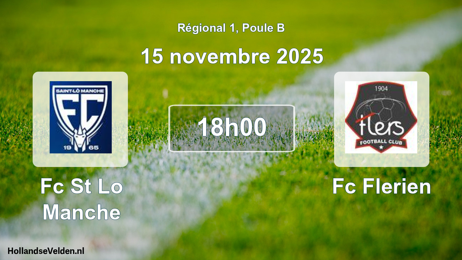 Scheduled Match: Fc St Lo Manche - Fc Flerien (15 November 2025)