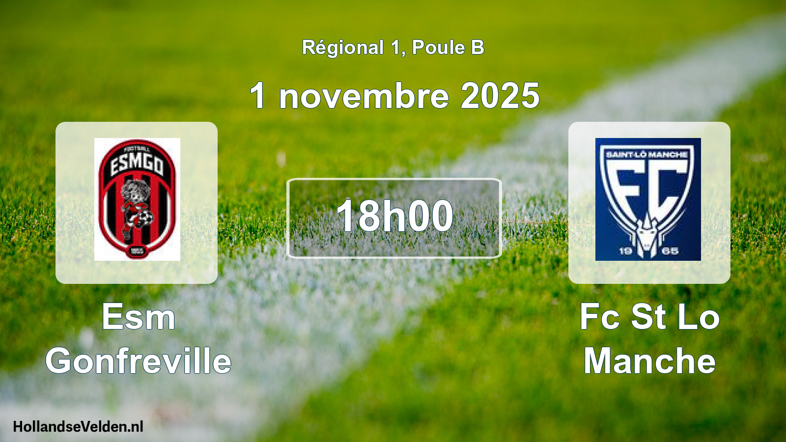 Geplande wedstrijd: Esm Gonfreville - Fc St Lo Manche (1 novembre 2025)