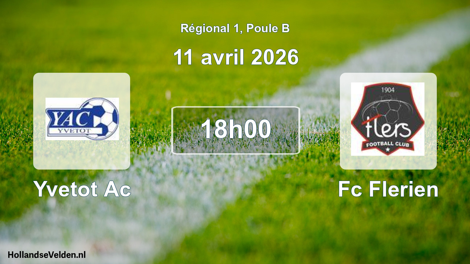 Scheduled Match: Yvetot Ac - Fc Flerien (11 April 2026)