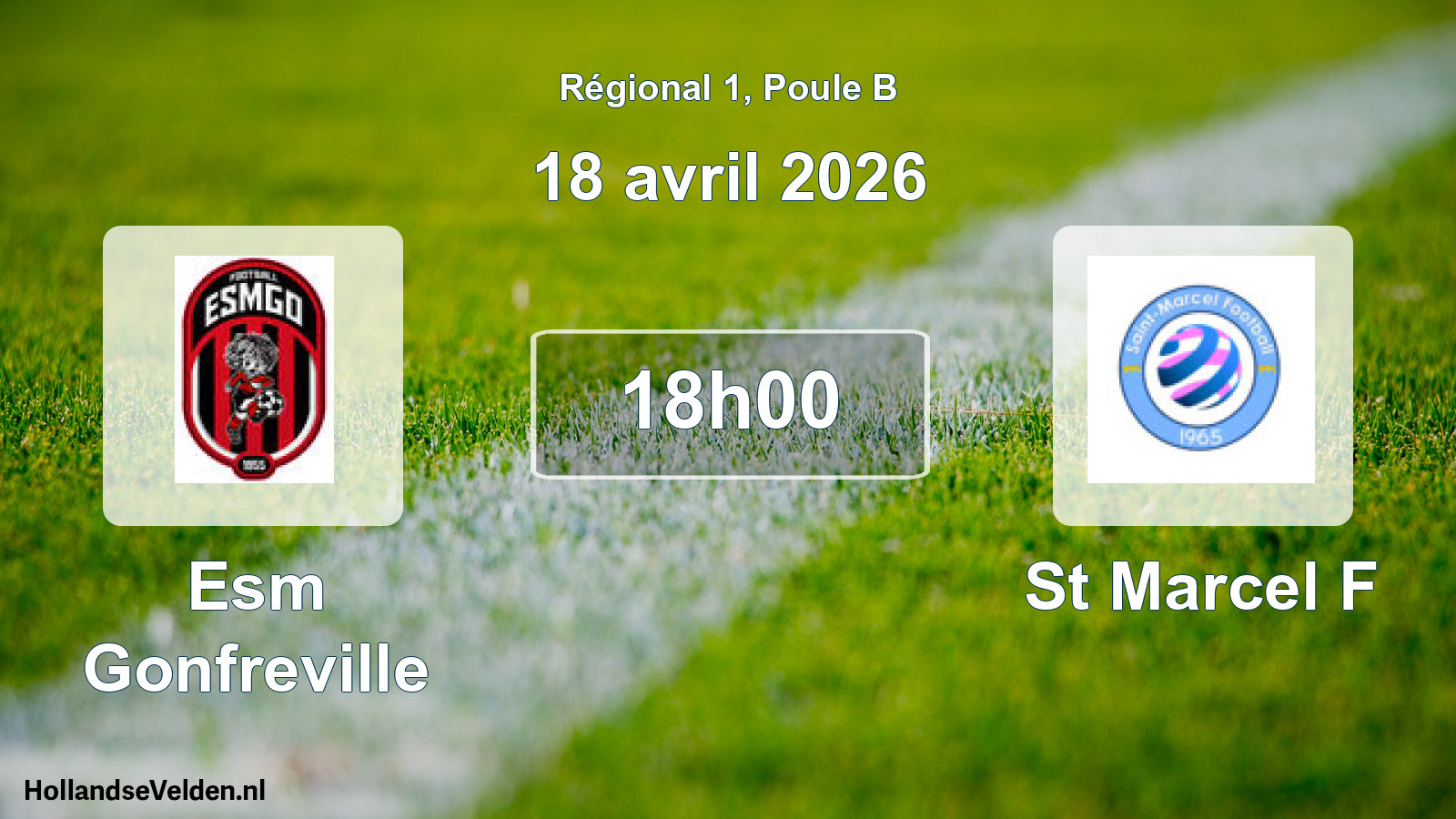Scheduled Match: Esm Gonfreville - St Marcel F (18 April 2026)