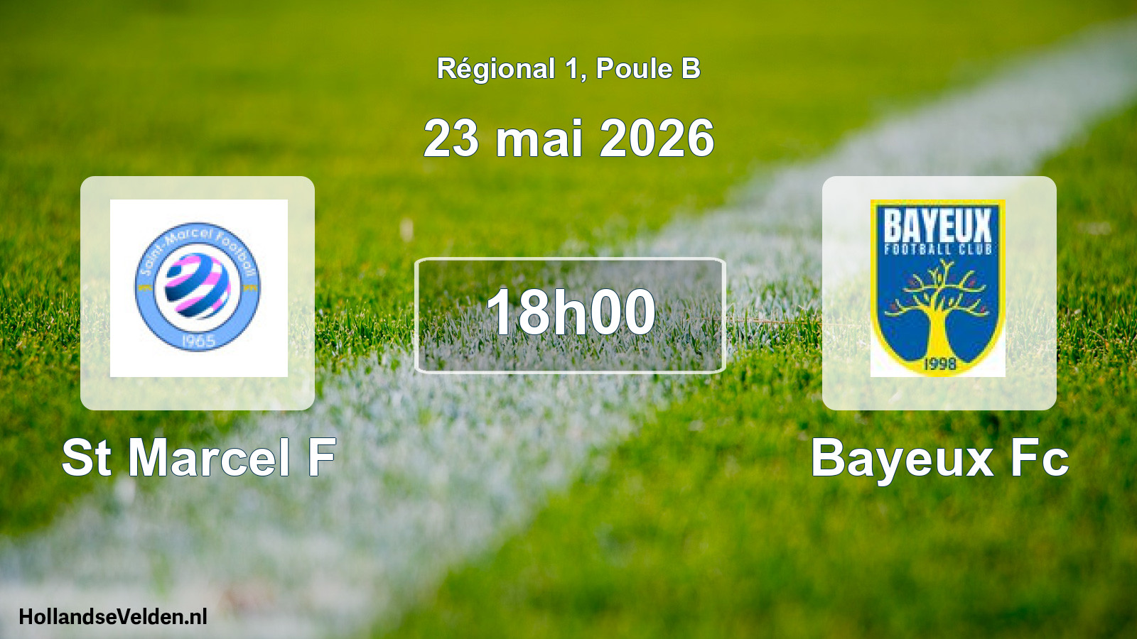 Scheduled Match: St Marcel F - Bayeux Fc (23 May 2026)