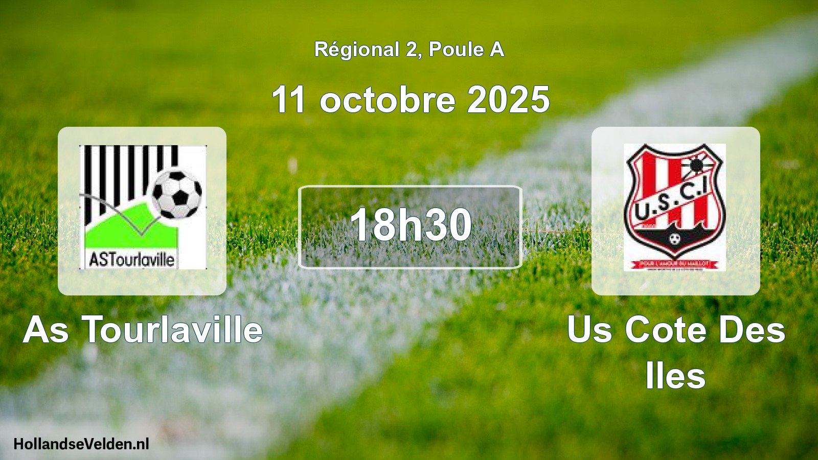 Geplande wedstrijd: As Tourlaville - Us Cote Des Iles (11 octobre 2025)