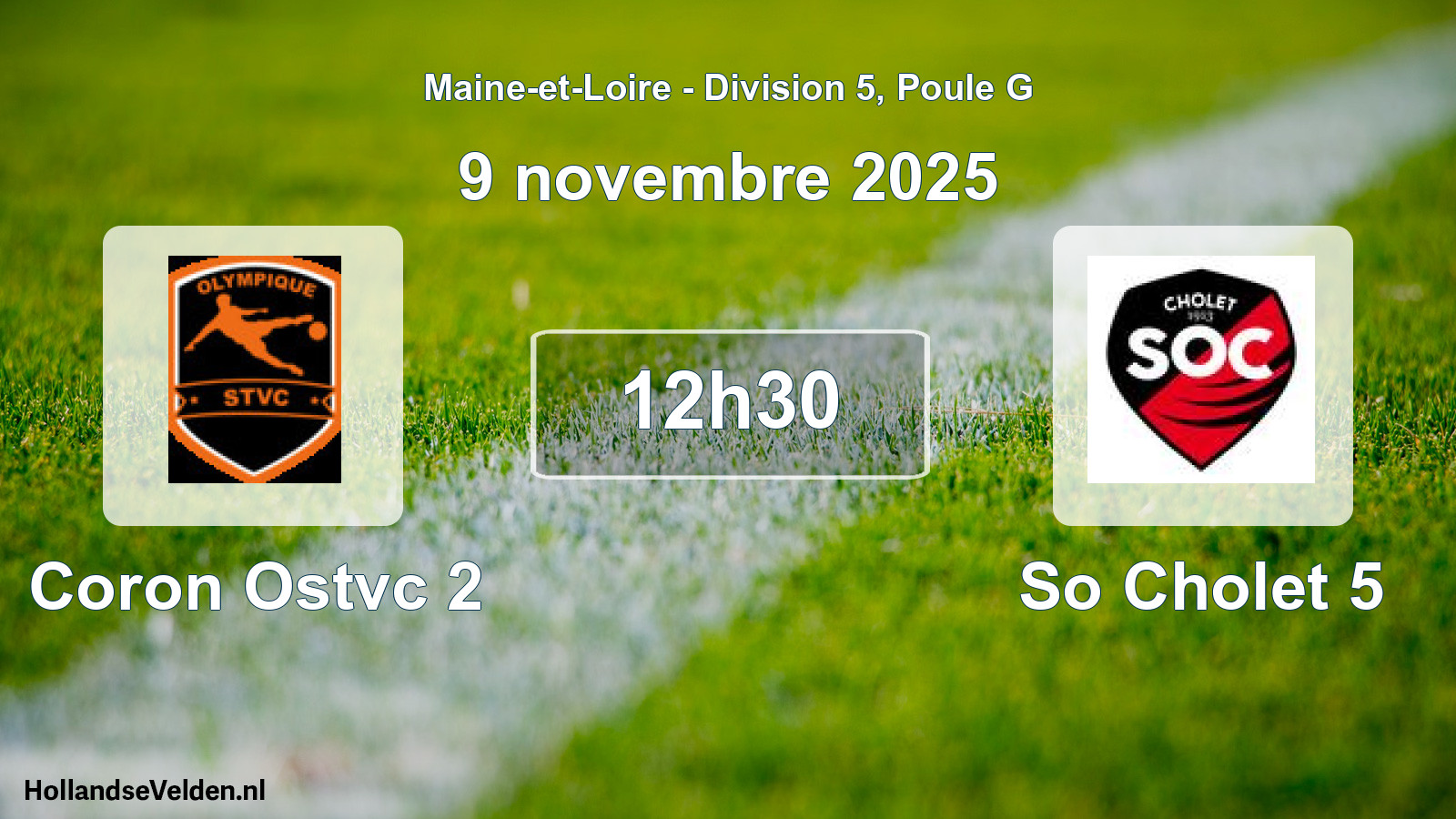 Scheduled Match: Coron Ostvc 2 - So Cholet 5 (9 November 2025)