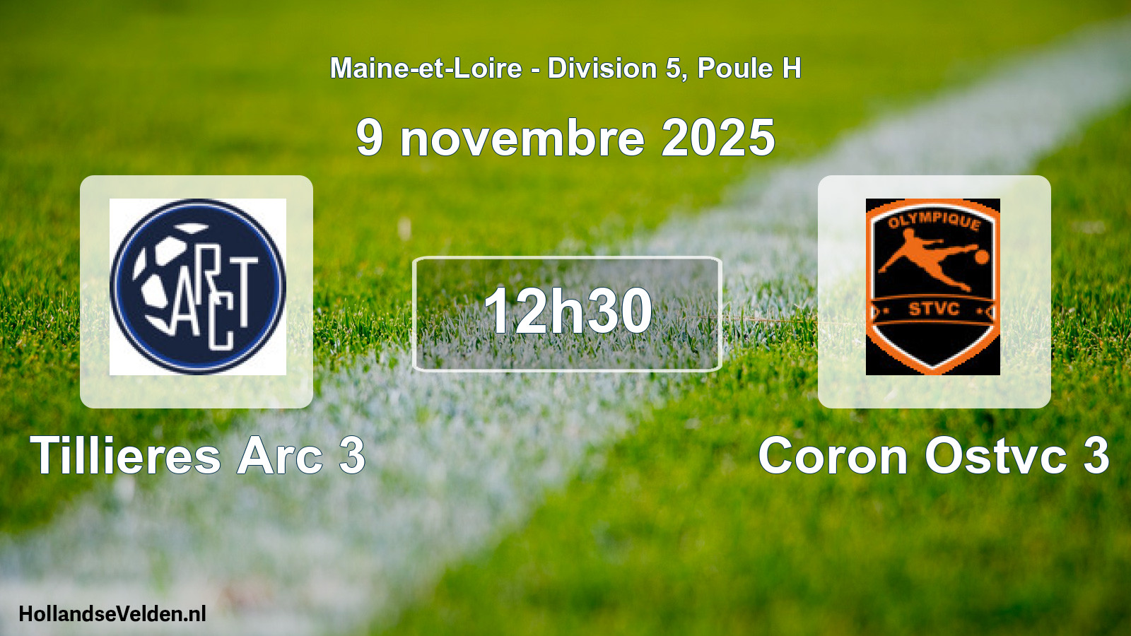 Scheduled Match: Tillieres Arc 3 - Coron Ostvc 3 (9 November 2025)
