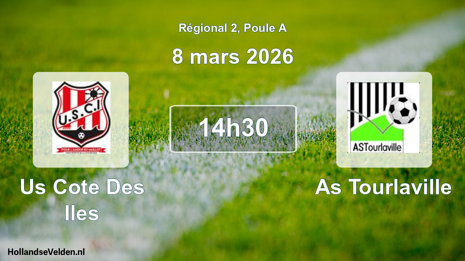 Scheduled Match: Us Cote Des Iles - As Tourlaville (8 March 2026)