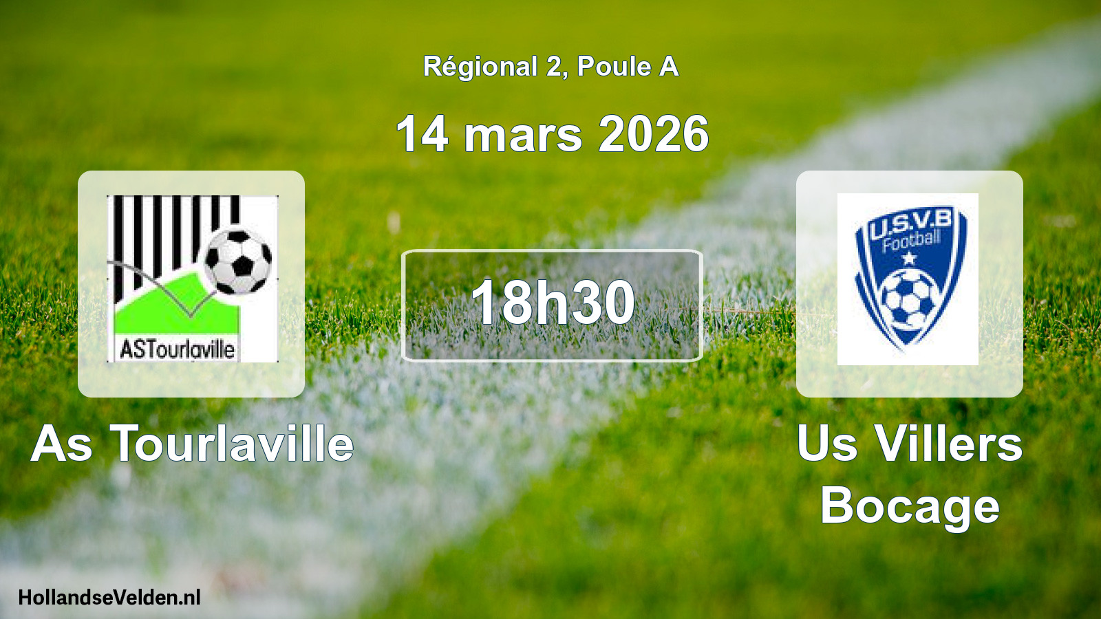 Geplande wedstrijd: As Tourlaville - Us Villers Bocage (14 mars 2026)