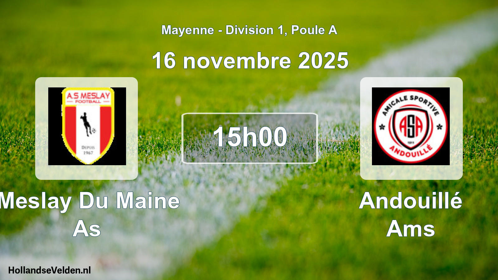 Scheduled Match: Meslay Du Maine As - Andouillé Ams (16 November 2025)