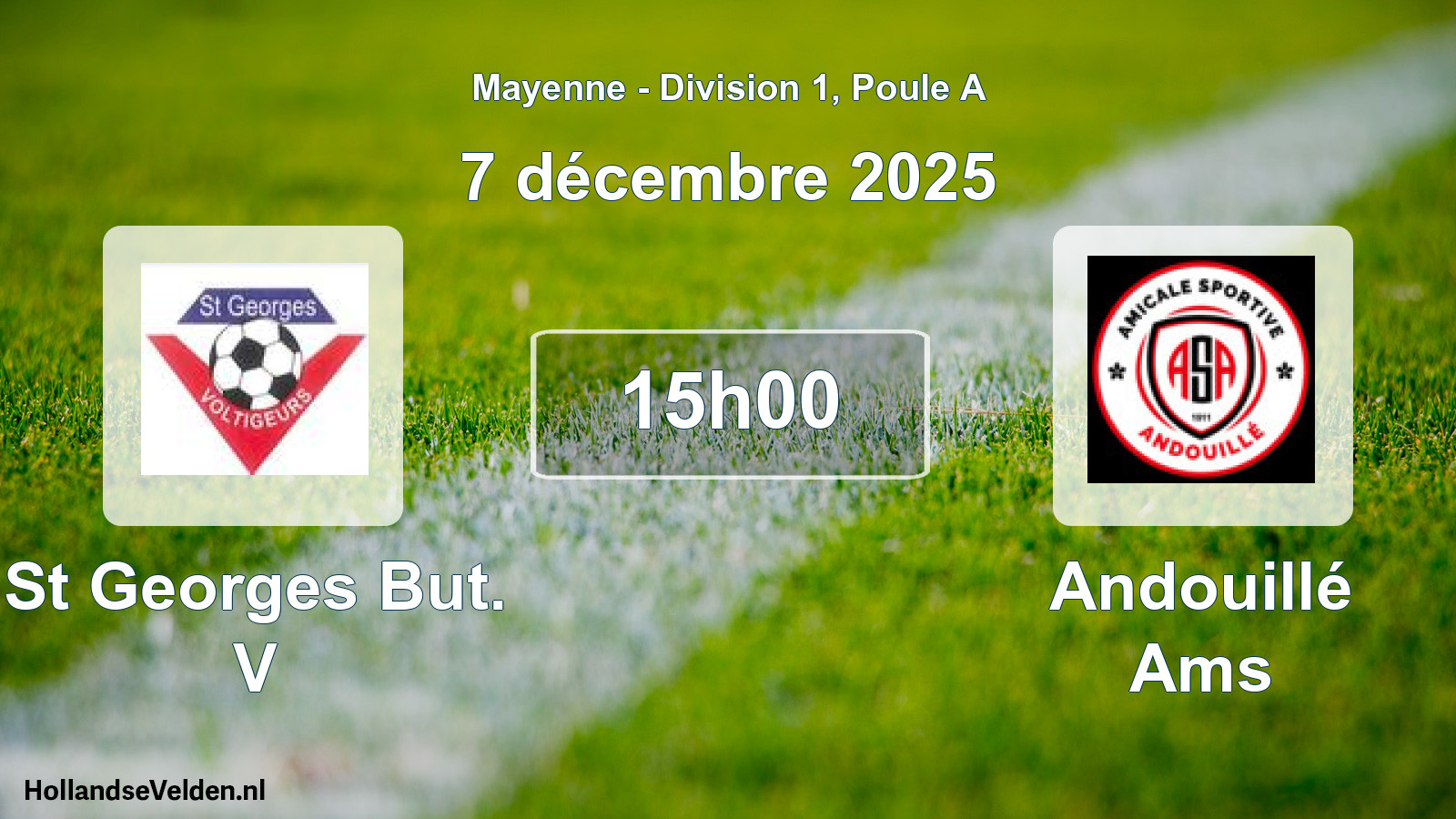 Scheduled Match: St Georges But. V - Andouillé Ams (7 December 2025)
