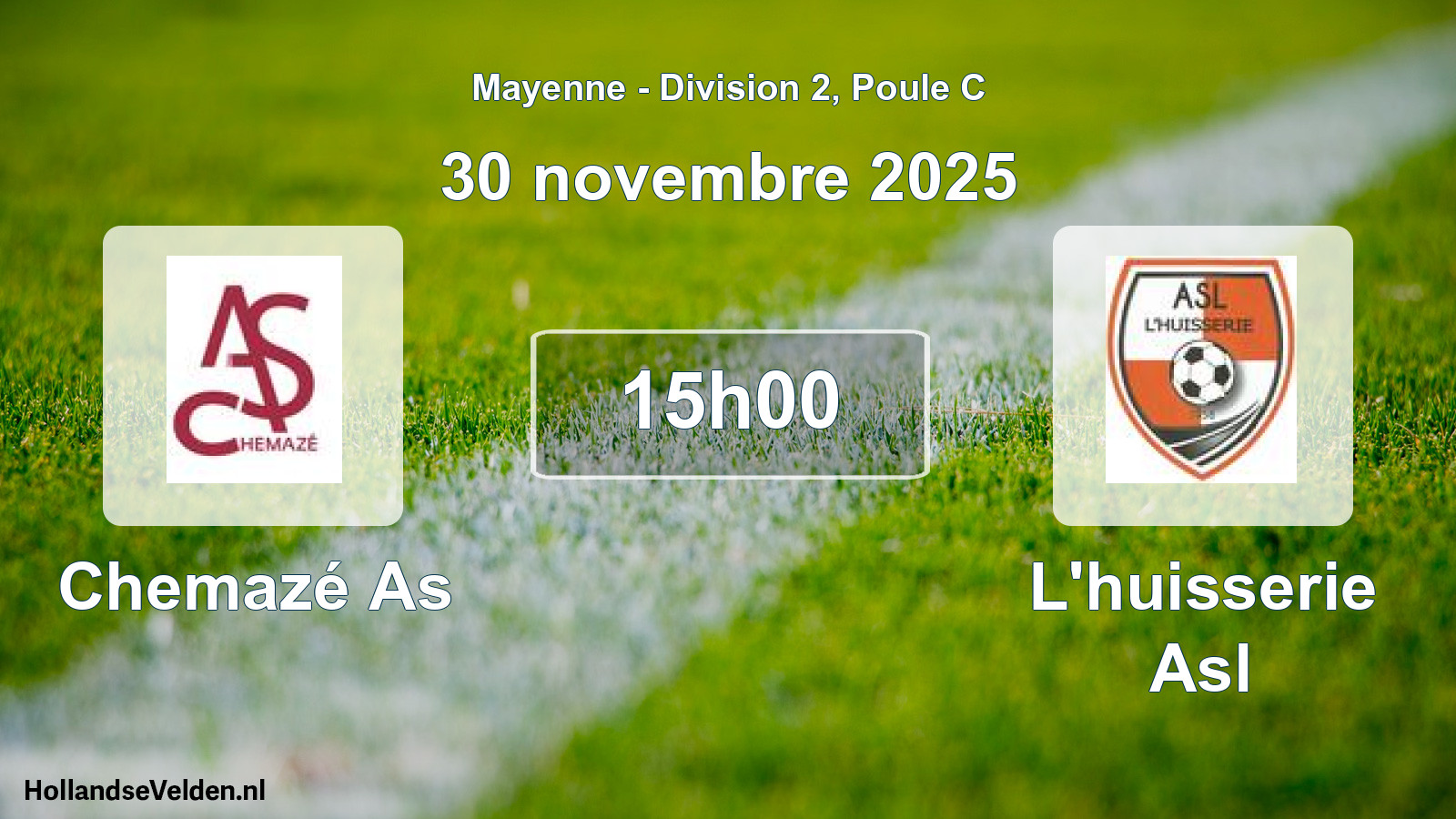 Scheduled Match: Chemazé As - L'huisserie Asl (30 November 2025)