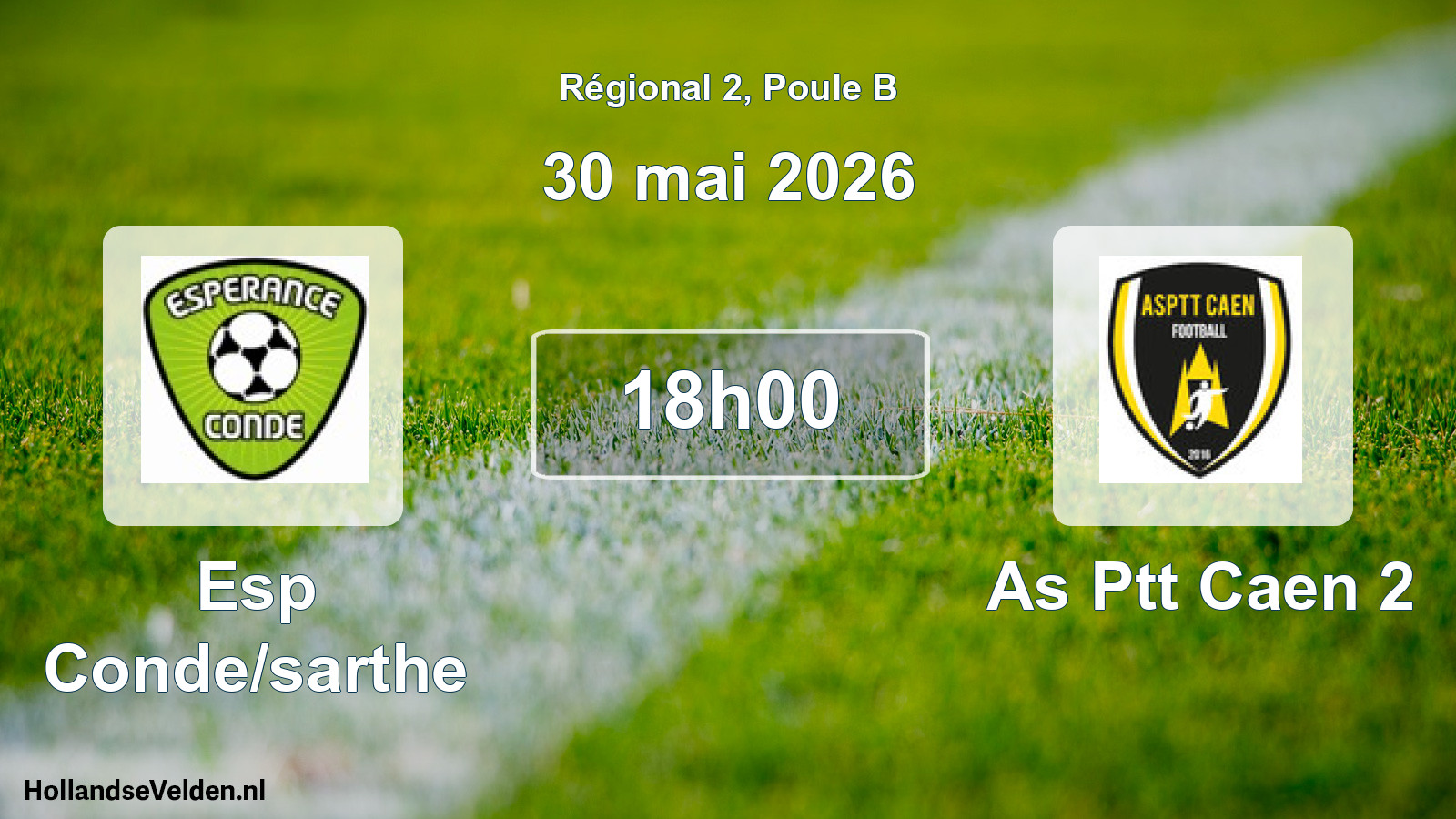 Scheduled Match: Esp Conde/sarthe - As Ptt Caen 2 (30 May 2026)