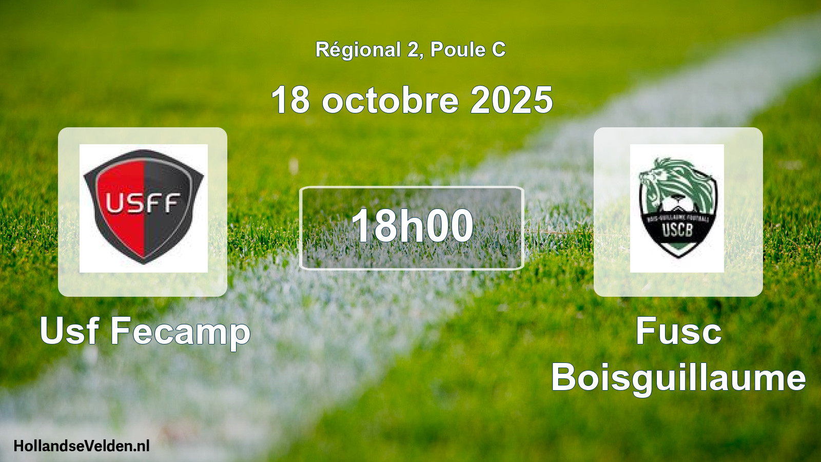 Scheduled Match: Usf Fecamp - Fusc Boisguillaume (18 October 2025)