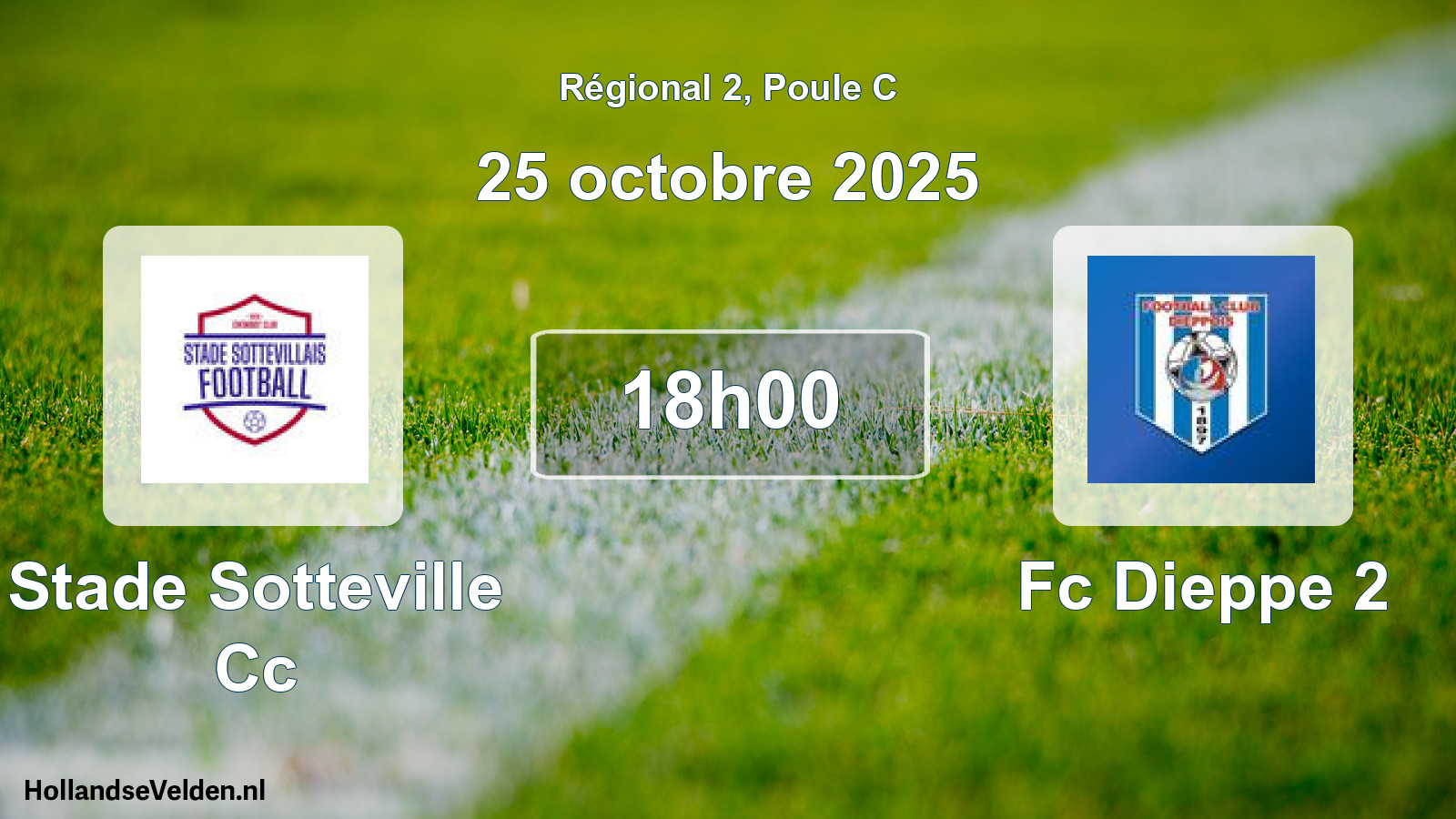 Scheduled Match: Stade Sotteville Cc - Fc Dieppe 2 (25 October 2025)