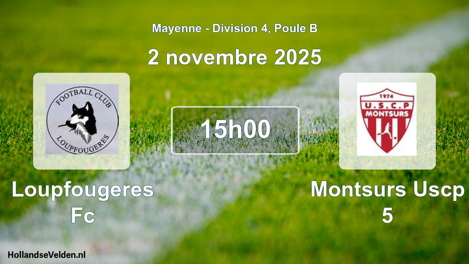 Geplande wedstrijd: Loupfougeres Fc - Montsurs Uscp 5 (2 novembre 2025)