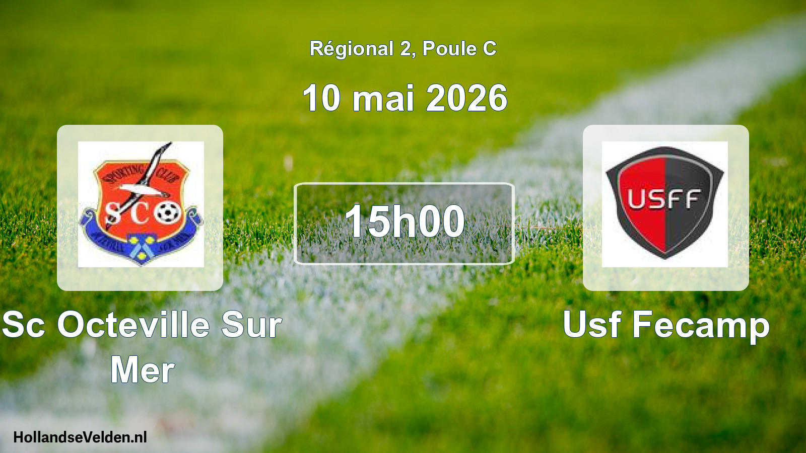 Geplande wedstrijd: Sc Octeville Sur Mer - Usf Fecamp (10 mei 2026)