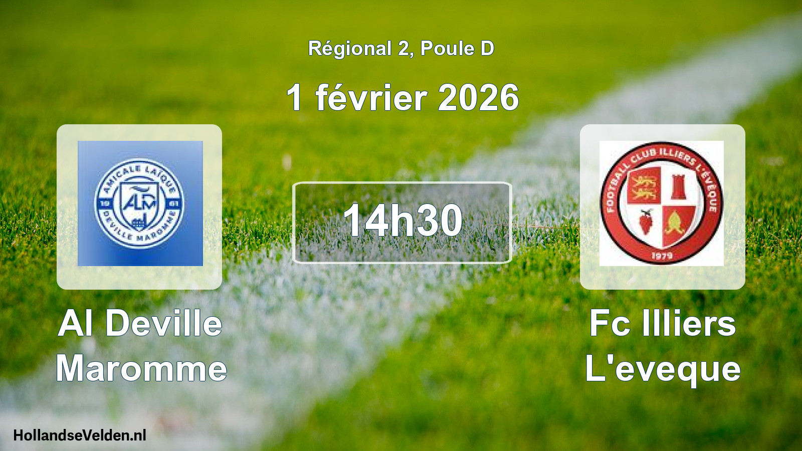 Scheduled Match: Al Deville Maromme - Fc Illiers L'eveque (1 February 2026)