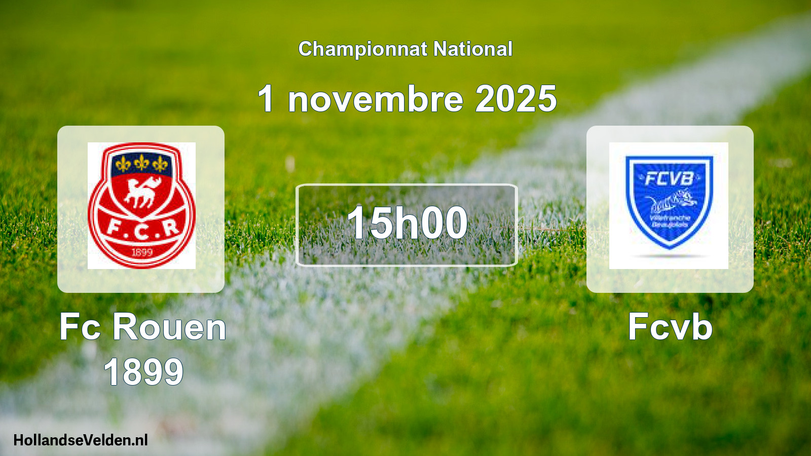 Scheduled Match: Fc Rouen 1899 - Fcvb (1 November 2025)