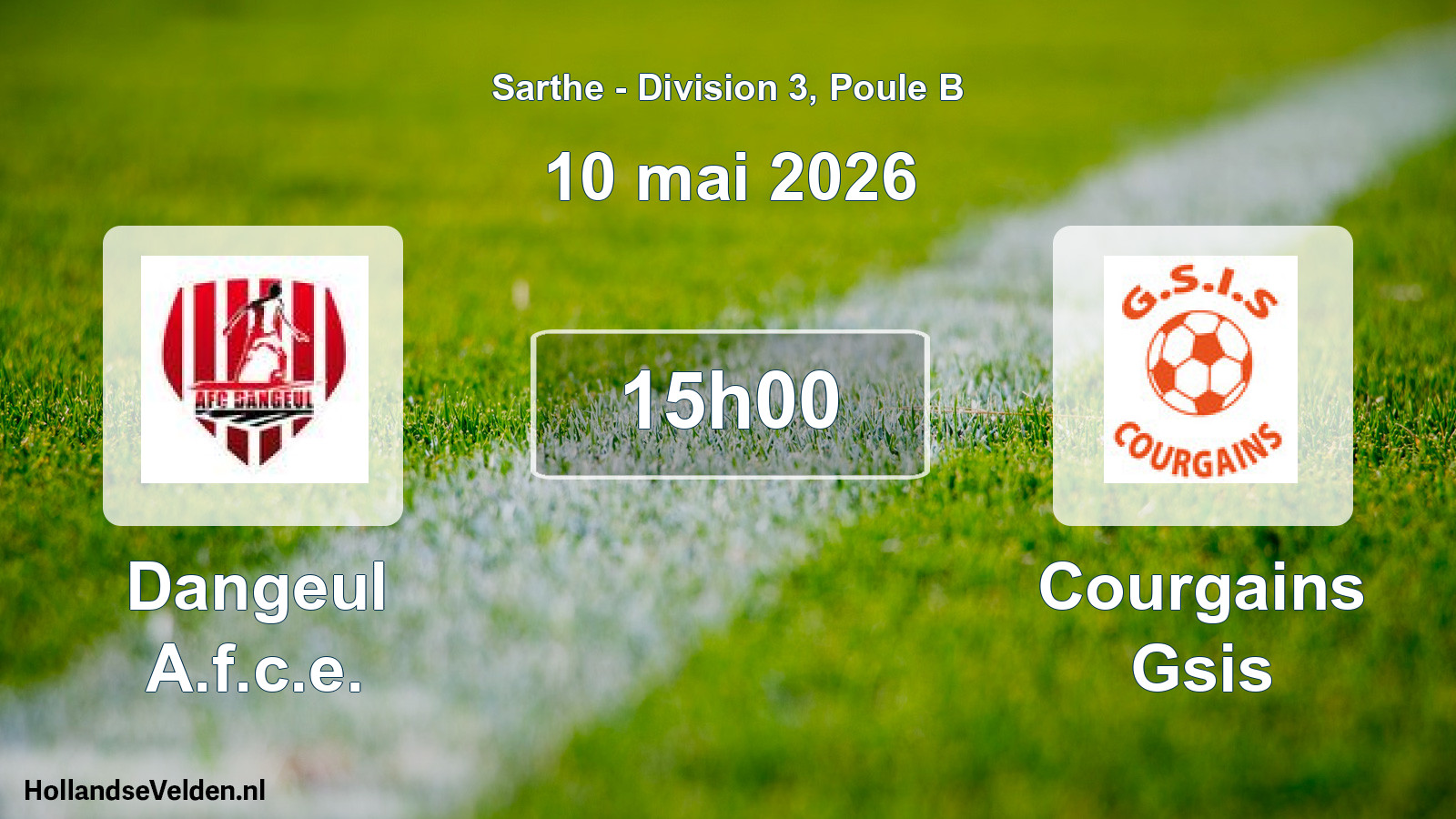 Scheduled Match: Dangeul A.f.c.e. - Courgains Gsis (10 May 2026)
