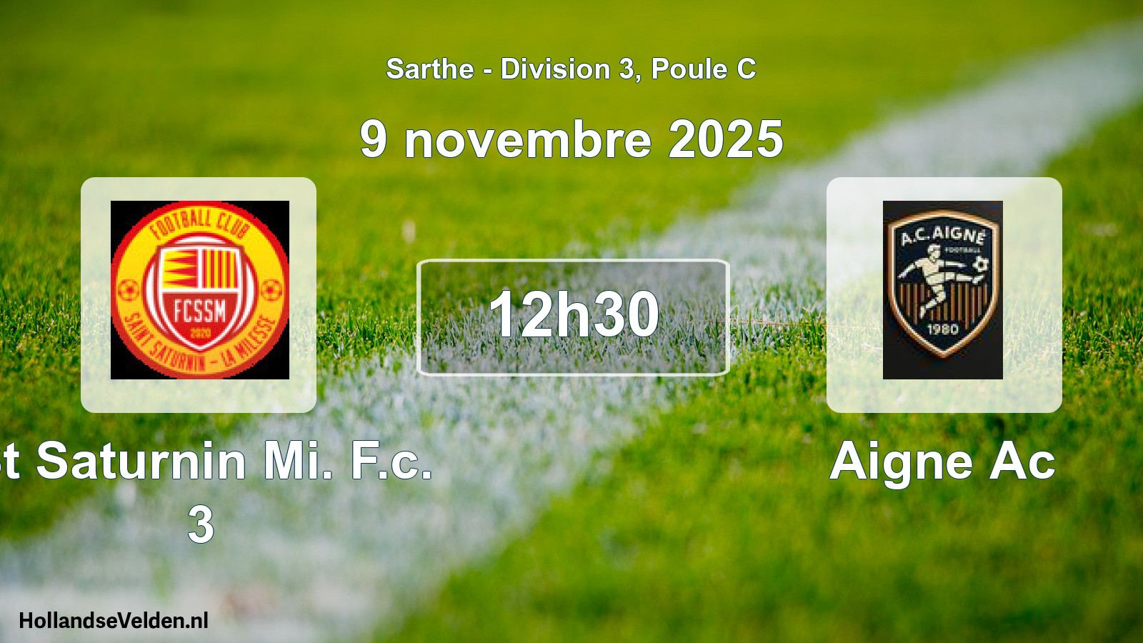 Scheduled Match: St Saturnin Mi. F.c. 3 - Aigne Ac (9 November 2025)