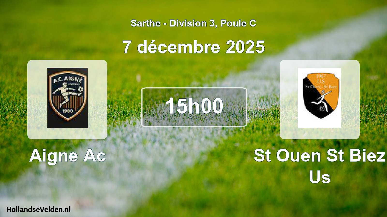 Scheduled Match: Aigne Ac - St Ouen St Biez Us (7 December 2025)