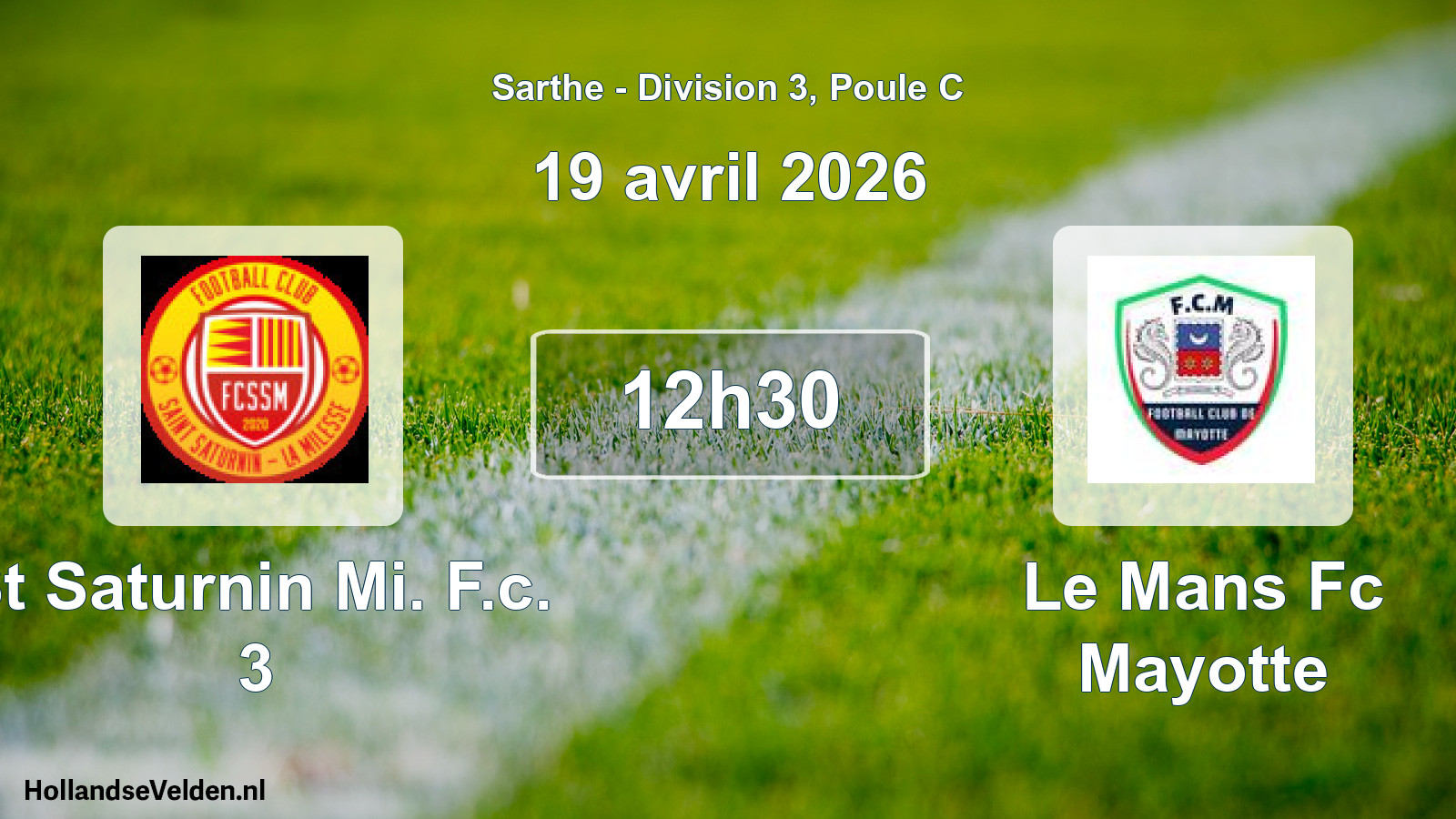 Scheduled Match: St Saturnin Mi. F.c. 3 - Le Mans Fc Mayotte (19 April 2026)