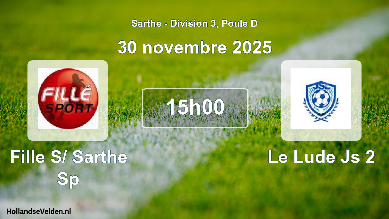 Geplande wedstrijd: Fille S/ Sarthe Sp - Le Lude Js 2 (30 november 2025)