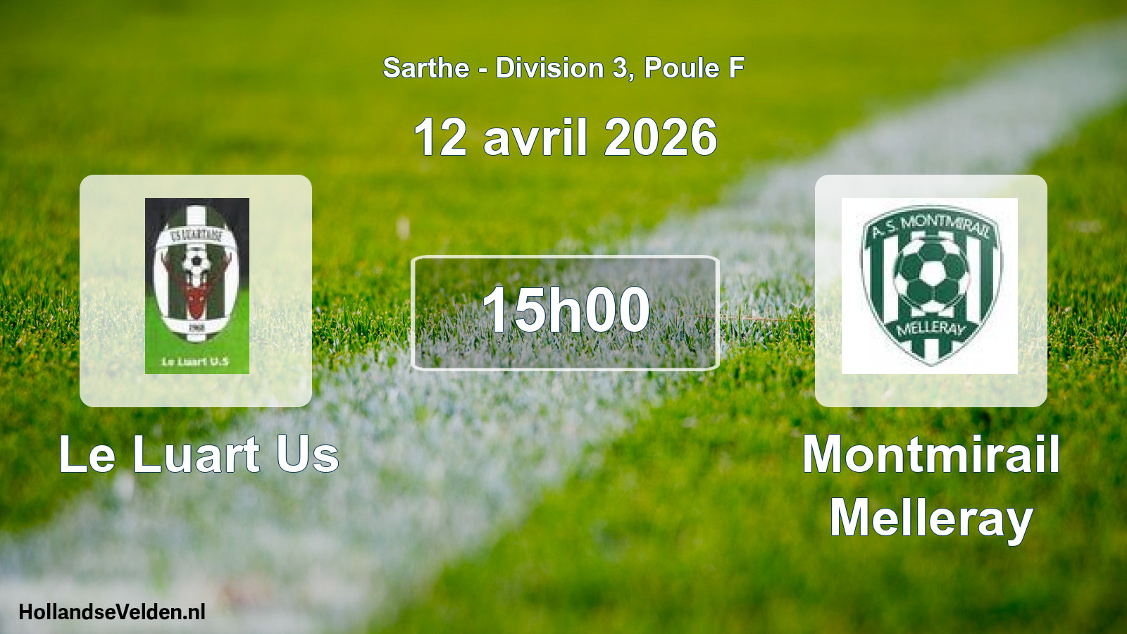 Geplande wedstrijd: Le Luart Us - Montmirail Melleray (12 april 2026)
