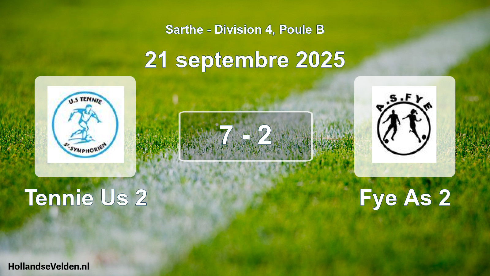 Total number of matches played: Tennie Us 2 - Fye As 2 7 - 2 (21 September 2025)