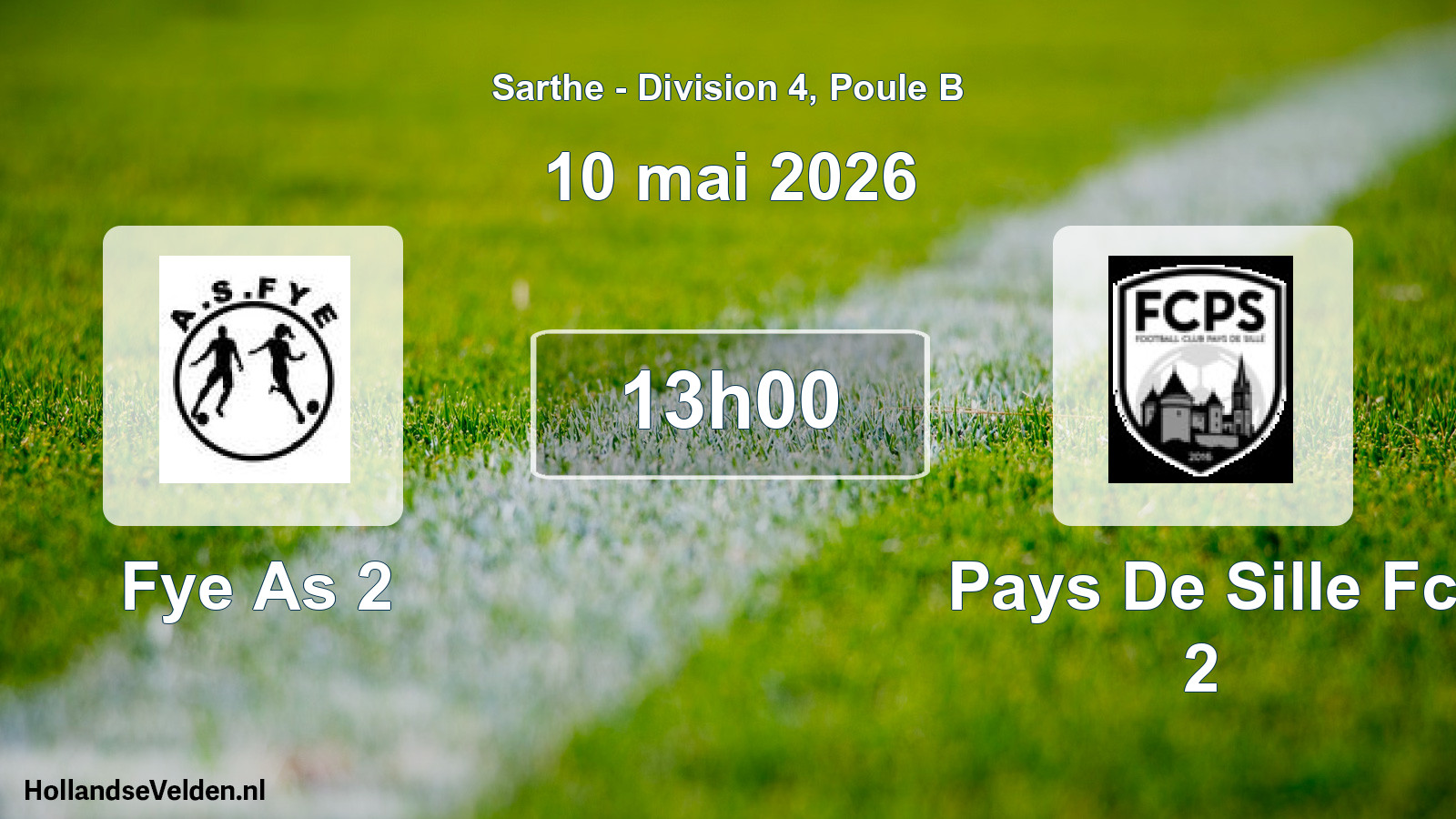 Scheduled Match: Fye As 2 - Pays De Sille Fc 2 (10 May 2026)