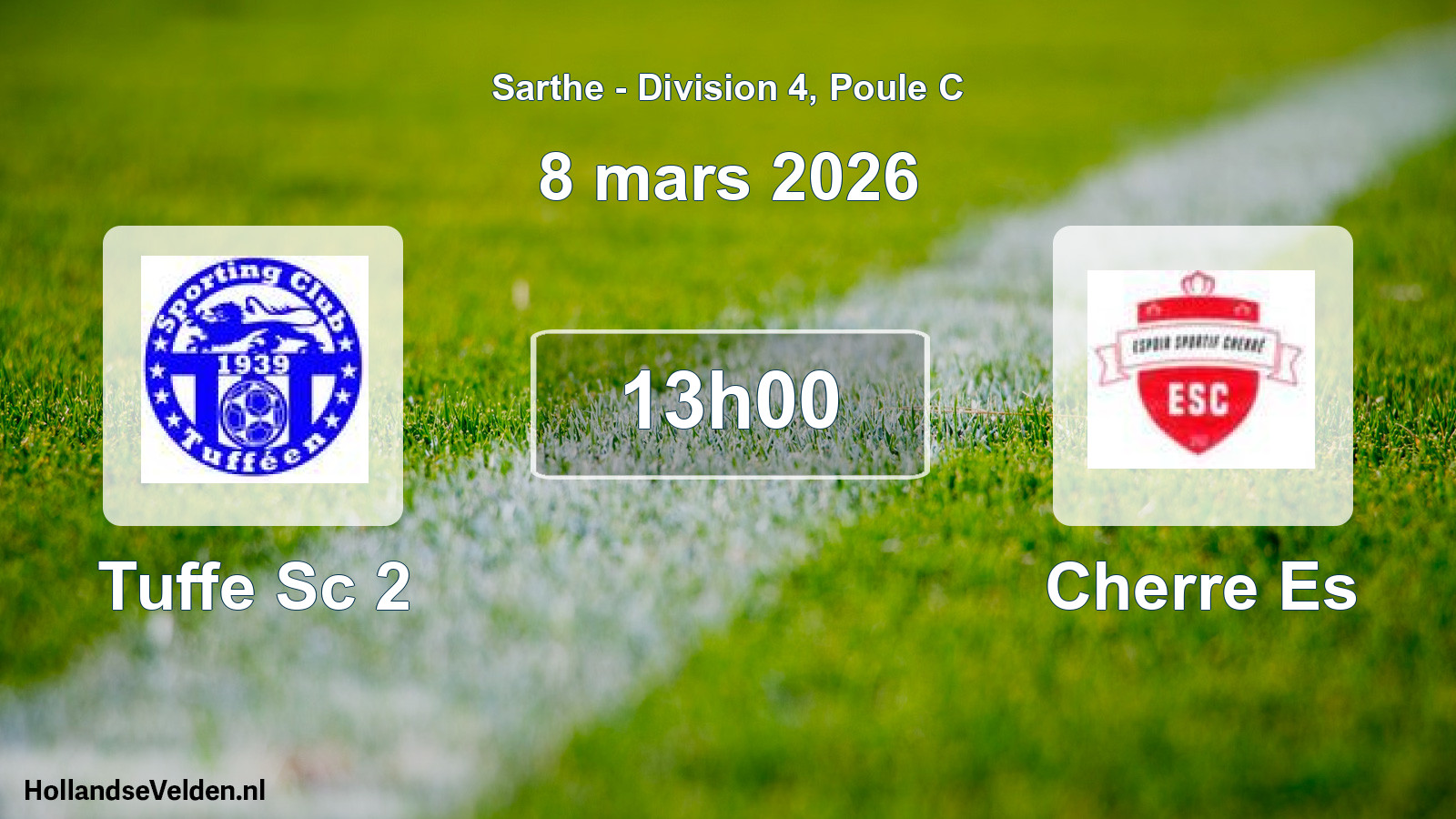 Scheduled Match: Tuffe Sc 2 - Cherre Es (8 March 2026)