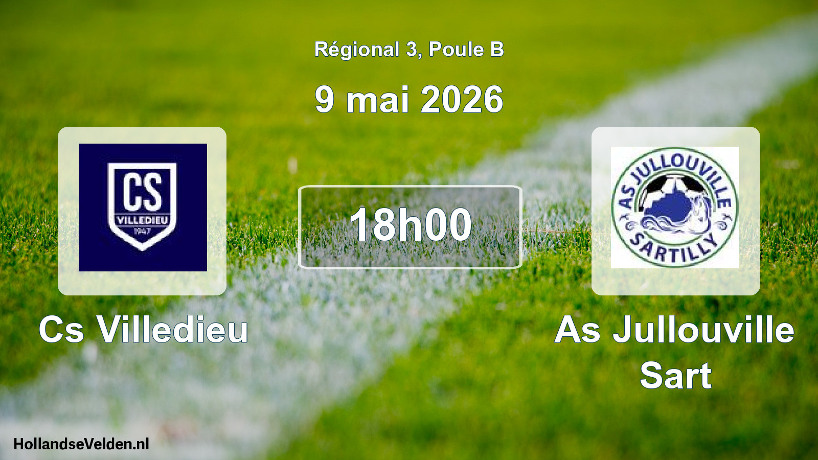 Scheduled Match: Cs Villedieu - As Jullouville Sart (9 May 2026)