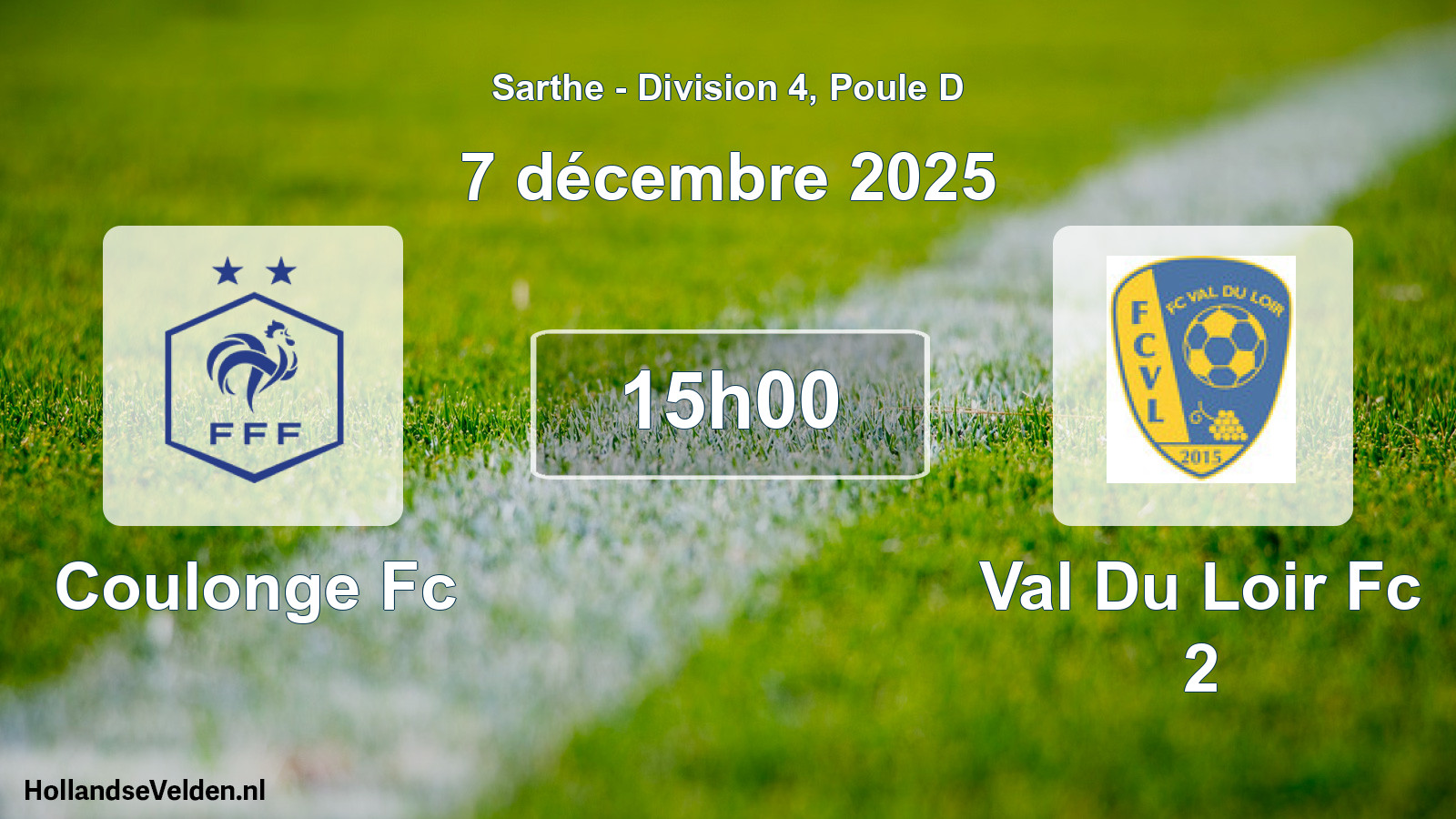 Scheduled Match: Coulonge Fc - Val Du Loir Fc 2 (7 December 2025)