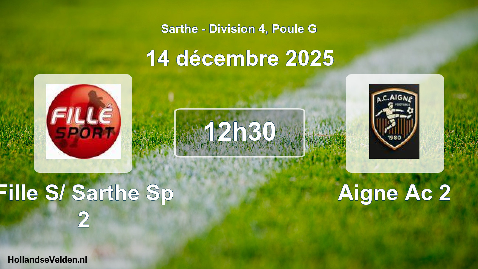 Scheduled Match: Fille S/ Sarthe Sp 2 - Aigne Ac 2 (14 December 2025)