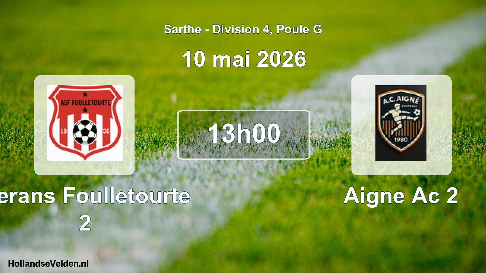 Scheduled Match: Cerans Foulletourte 2 - Aigne Ac 2 (10 May 2026)