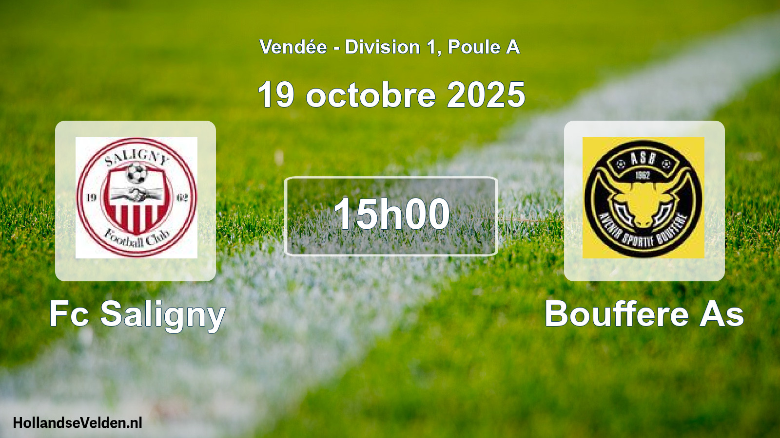 Scheduled Match: Fc Saligny - Bouffere As (19 October 2025)