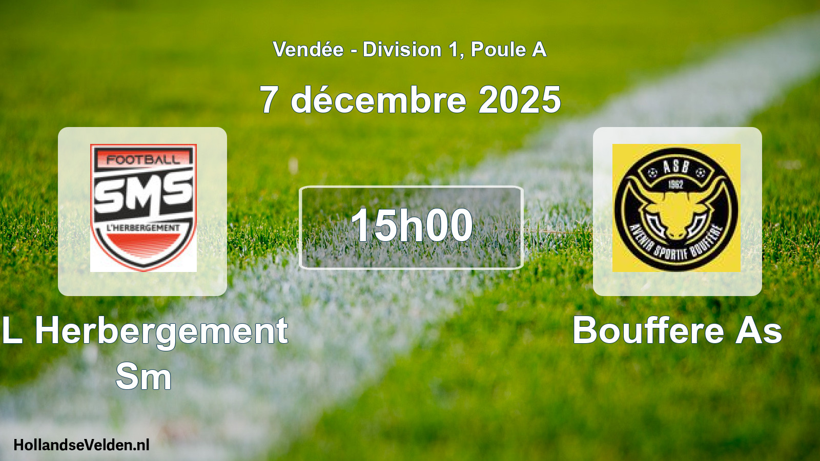 Scheduled Match: L Herbergement Sm - Bouffere As (7 December 2025)
