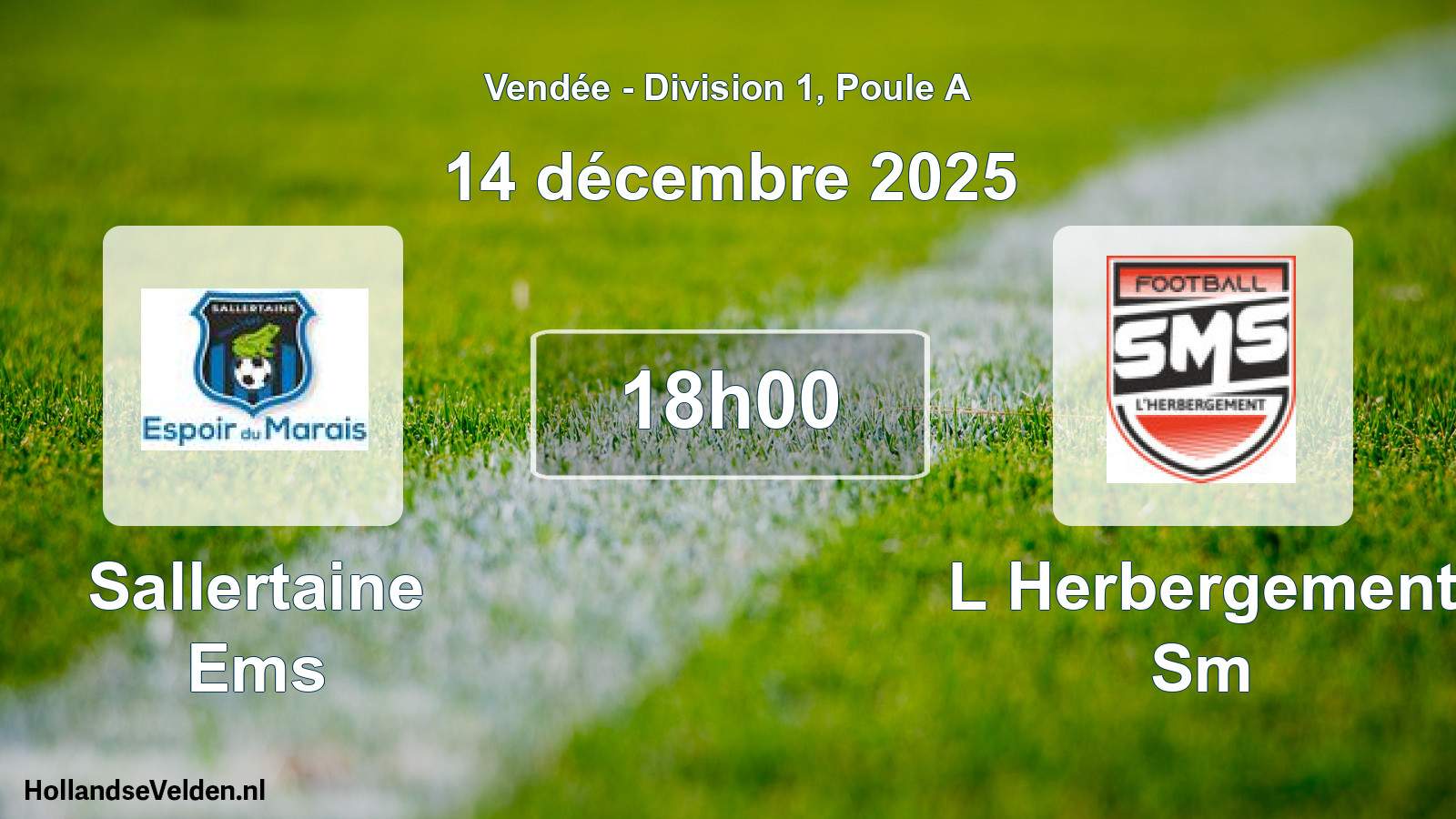 Scheduled Match: Sallertaine Ems - L Herbergement Sm (14 December 2025)