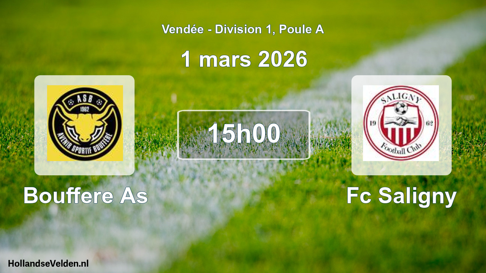 Scheduled Match: Bouffere As - Fc Saligny (1 March 2026)